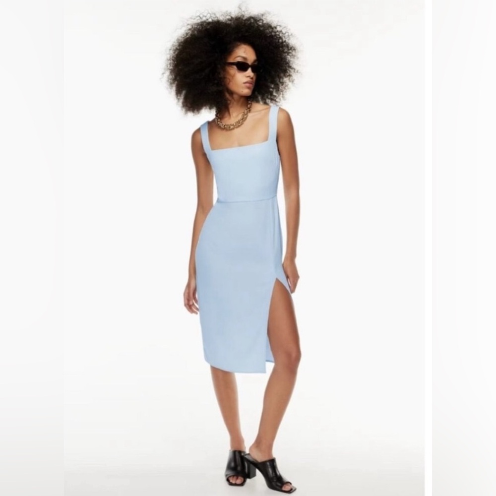 Aritzia Babaton 90s Midi Slit Dress